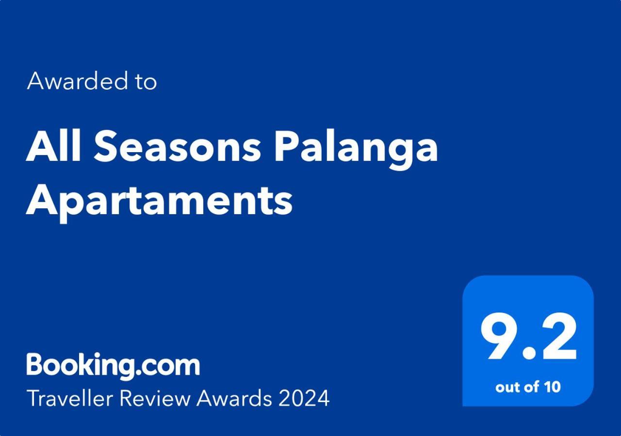 All Seasons Palanga Apartaments מראה חיצוני תמונה